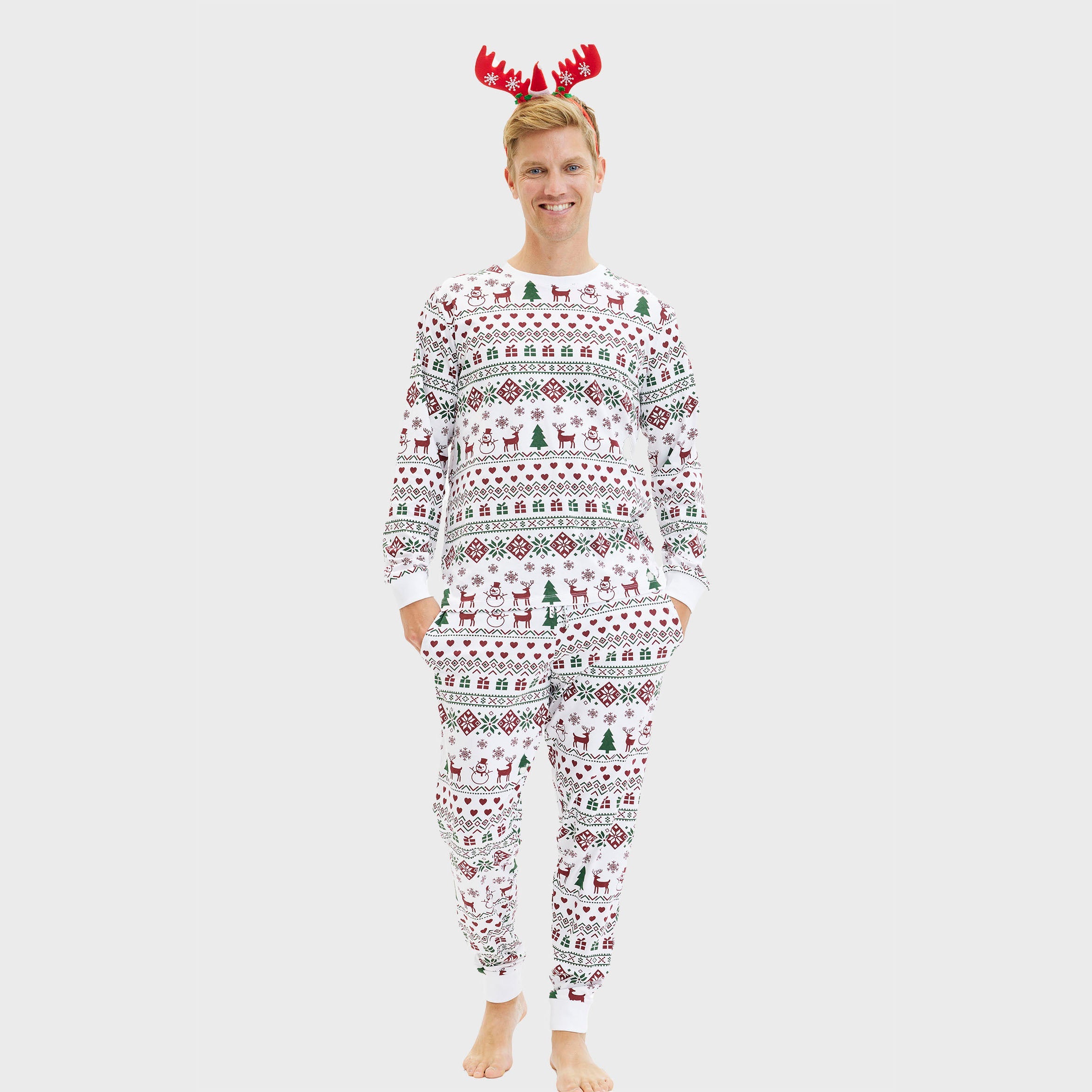 De vredige Kerstpyjama - Heren.